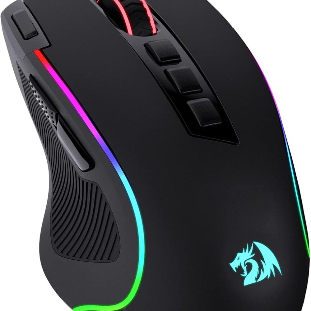 M612 Predator RGB Gaming Mouse, 8000 DPI Wired Optical Mouse with 11 Programmabl